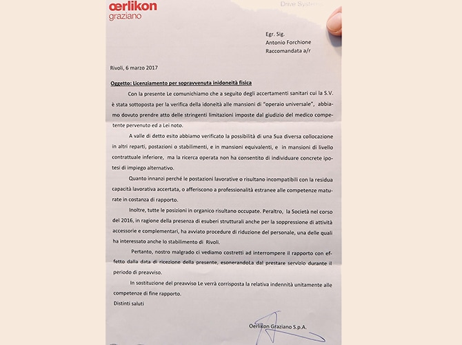 «Una vergogna essere trattati così dopo 27 anni in azienda» - Il Sole ...